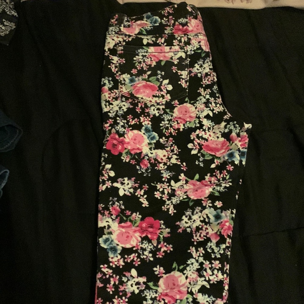 Jordache floral jeggings